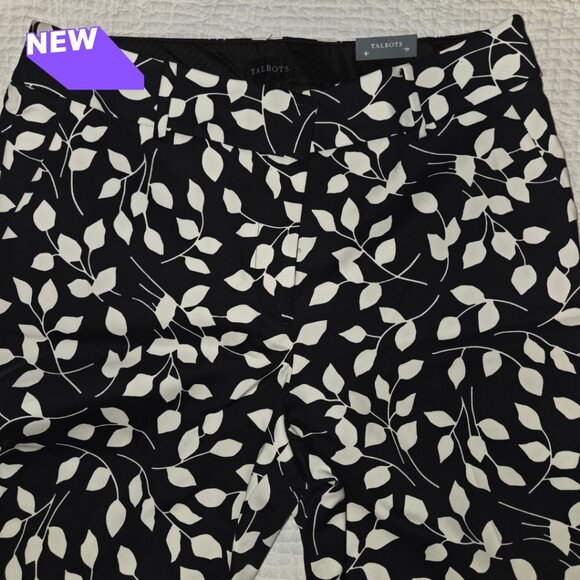 ✨ TALBOTS | Hampshire Leaves Ankle Pants - Picture 3 of 7